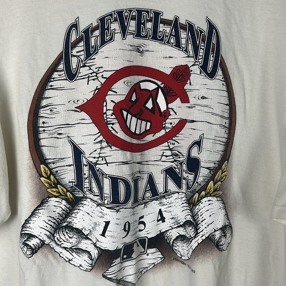 STARTER Vintage MLB Cleveland Indians Graphic Tee - 90s, Size XL - Picture 1 of 9